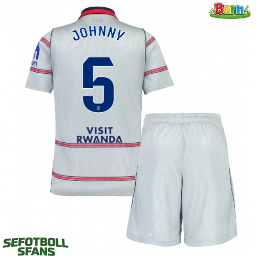Atletico Madrid Johnny Cardoso #5 Tredjeställ Barn 2026-27 Kortärmad (+ Korta byxor)
